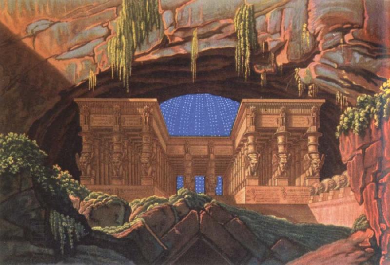 Karl friedrich schinkel the temple of lsis and osiris China oil painting art